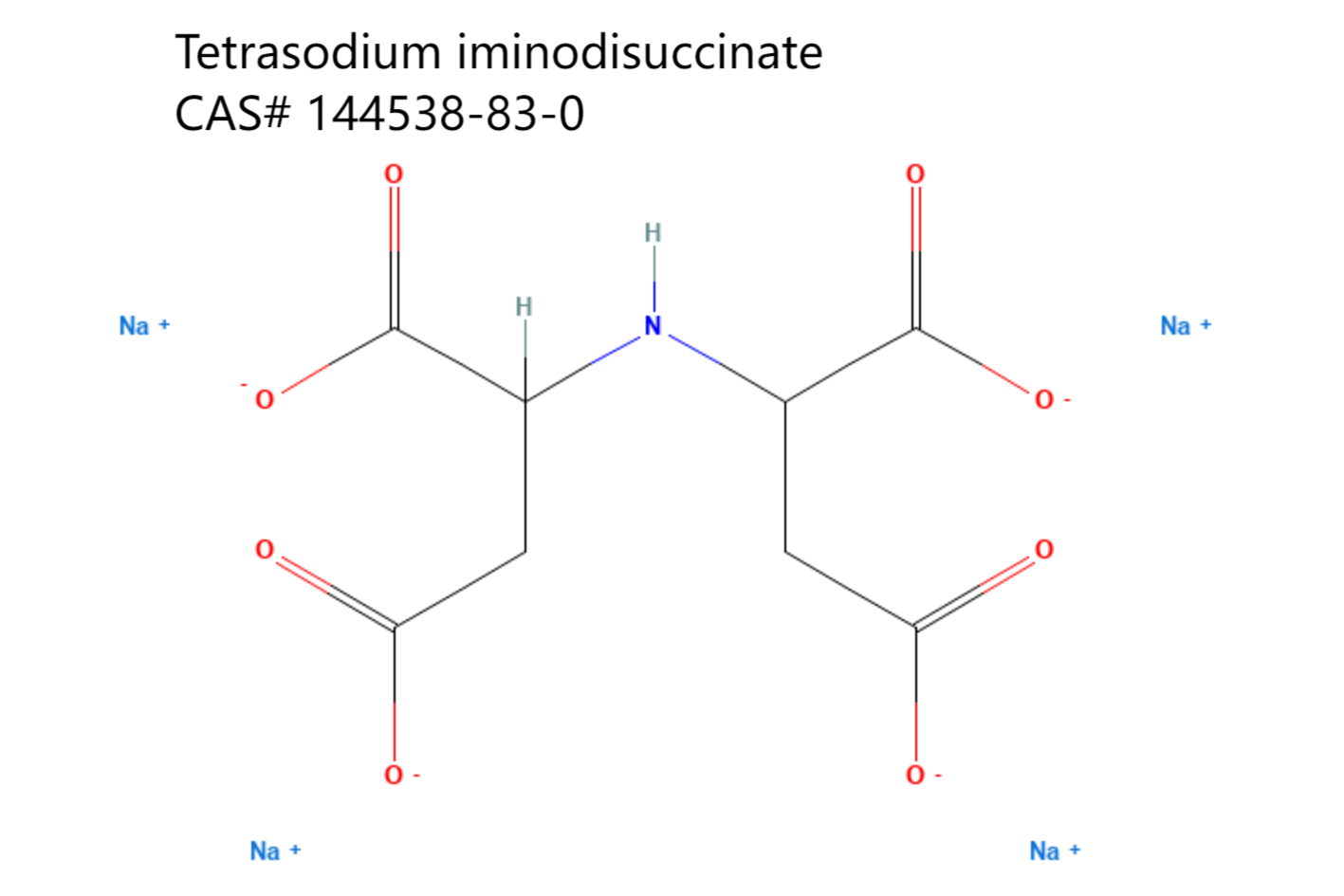 IDS-structure-tetrasodium iminodisuccinate