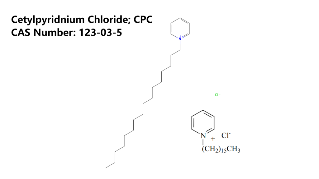 Cetylpyridnium Chloride (CPC) chemical structure