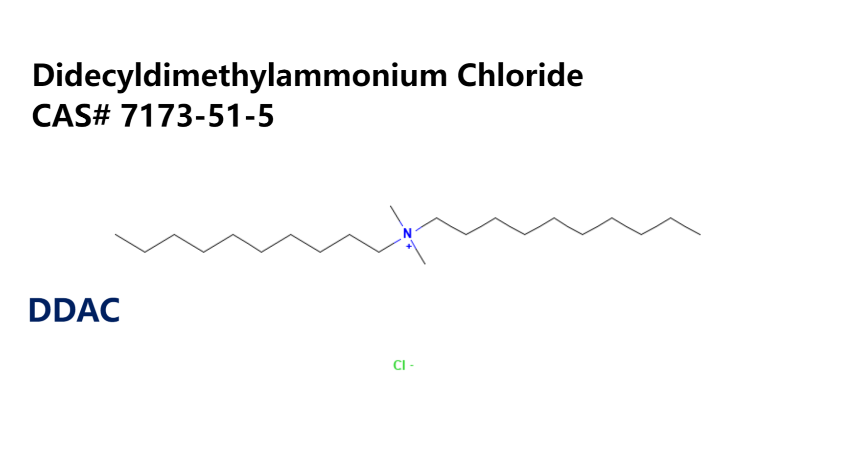 Didecyldimethylammonium Chloride, DDAC