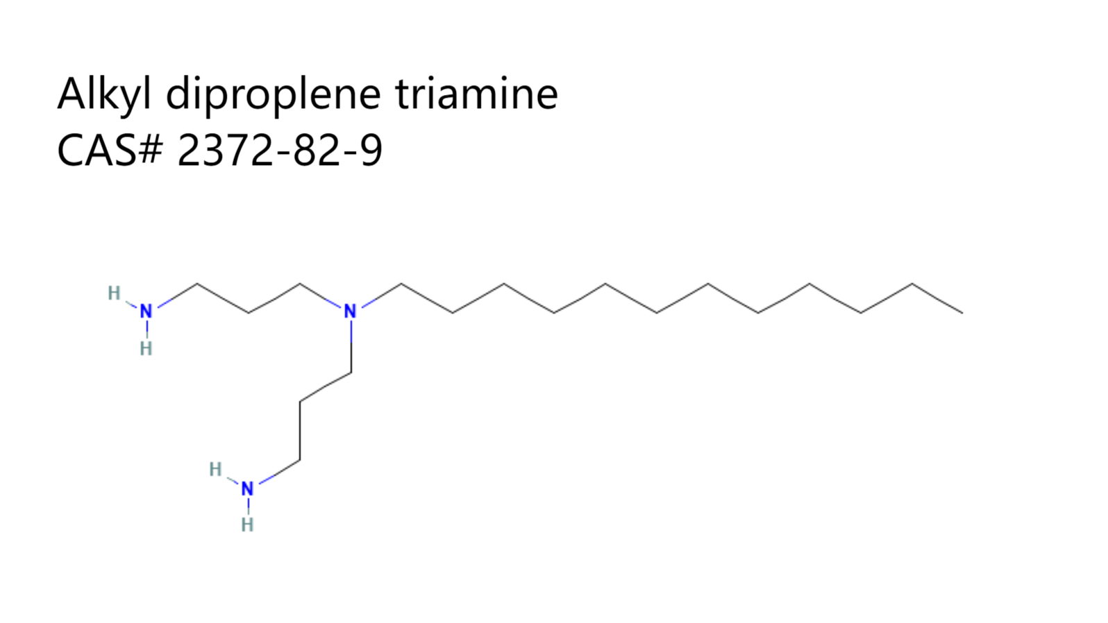 Alkyl diproplene triamine-structure