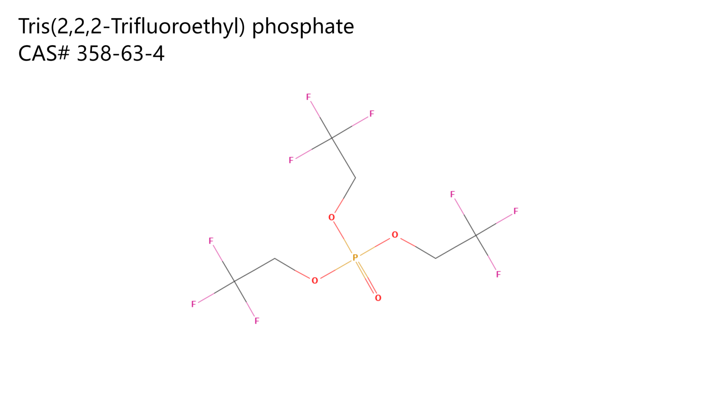 Flame Retardant TFEP structure